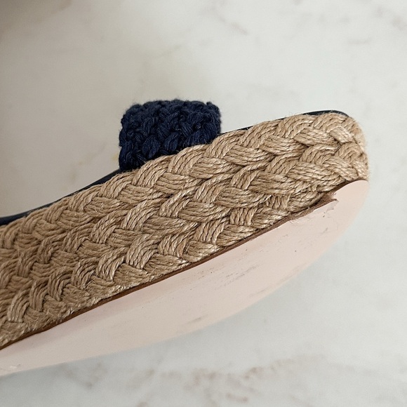 NEW Stuart Weitzman Alex Espadrille Low Wedges Midnight Blue Size 10 - Picture 11 of 11